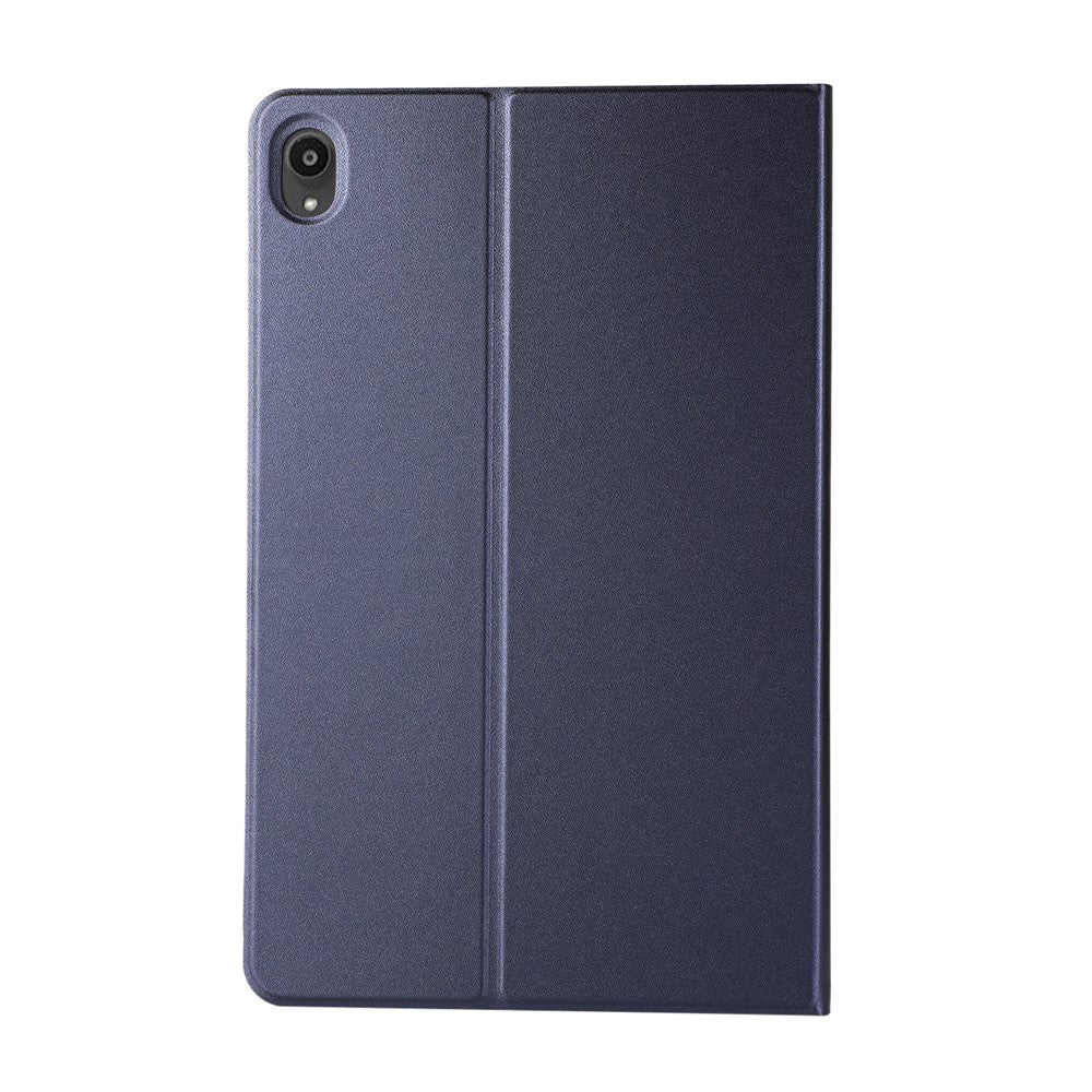 Stand Shell Leather Protective Case for Lenovo Tab P11 11-inch TB-J606F - Dark Blue