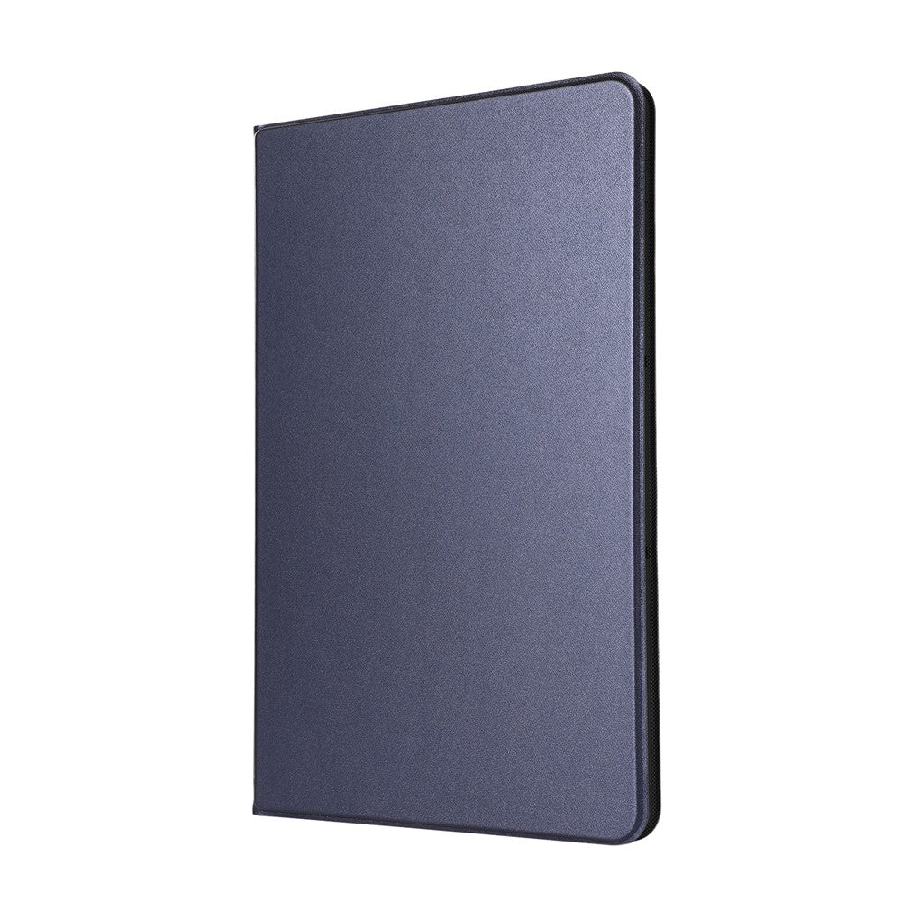 Stand Shell Leather Protective Case for Lenovo Tab P11 11-inch TB-J606F - Dark Blue