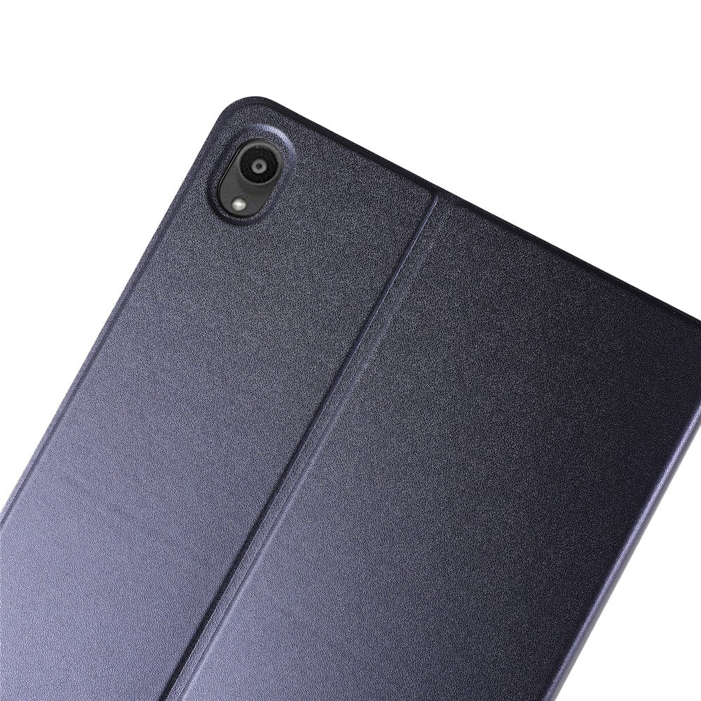 Stand Shell Leather Protective Case for Lenovo Tab P11 11-inch TB-J606F - Dark Blue