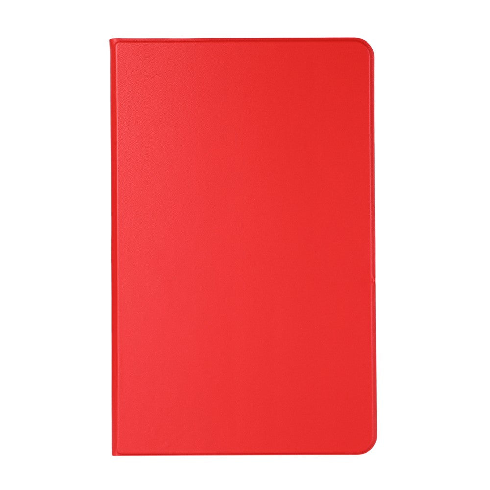 Stand Shell Leather Protective Case for Lenovo Tab P11 11-inch TB-J606F - Red