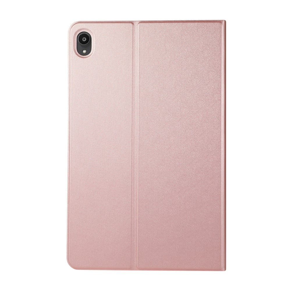 Stand Shell Leather Protective Case for Lenovo Tab P11 11-inch TB-J606F - Rose Gold