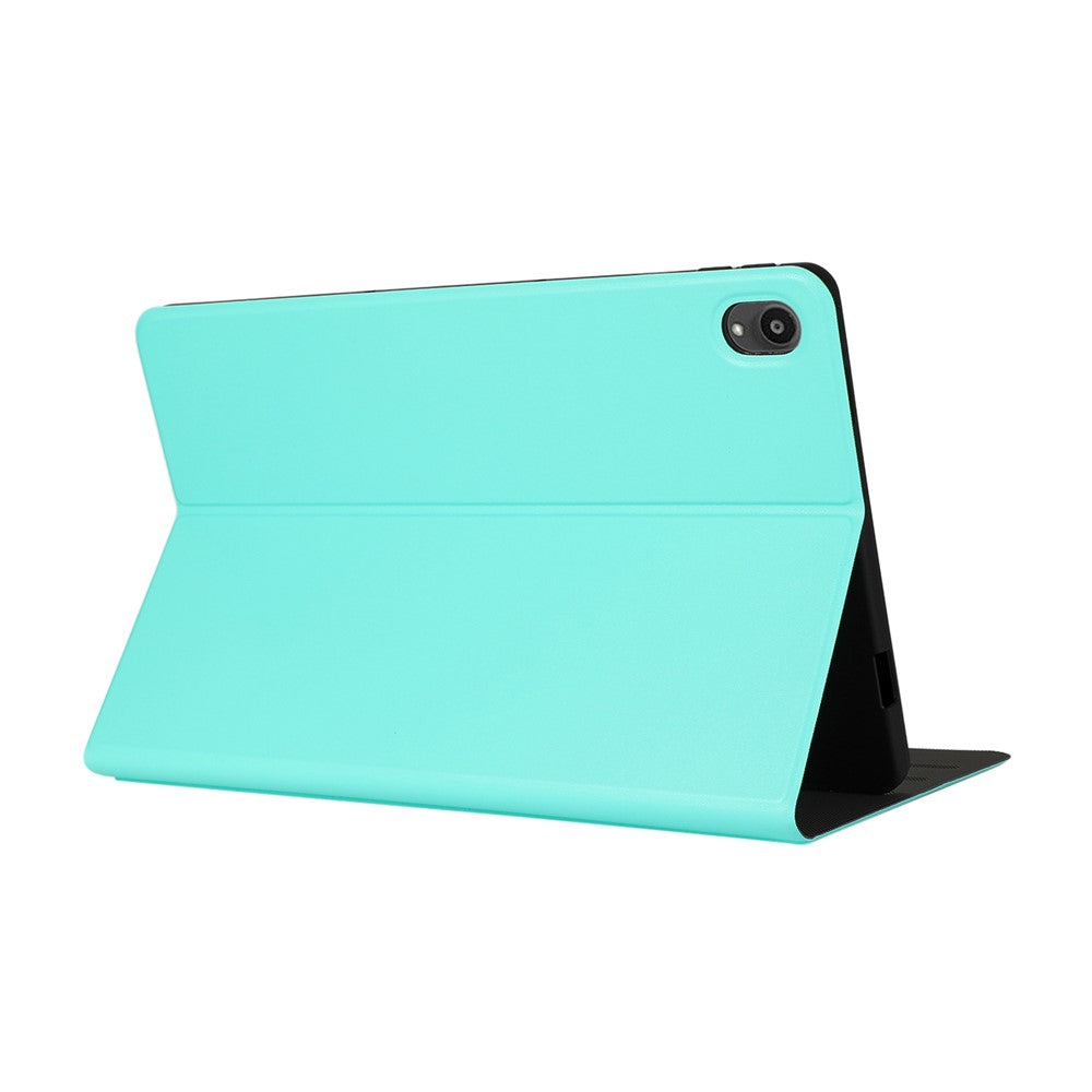 Stand Shell Leather Protective Case for Lenovo Tab P11 11-inch TB-J606F - Green