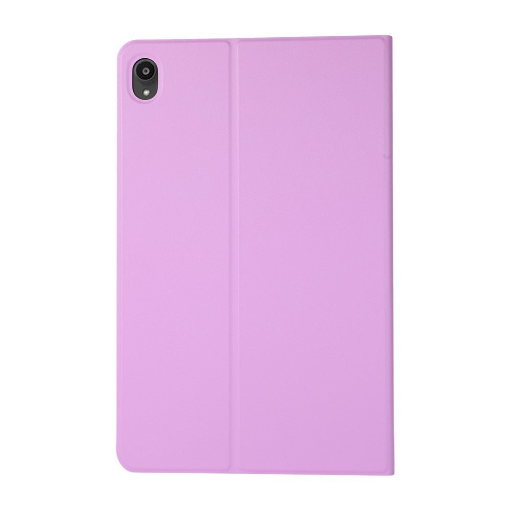 Stand Shell Leather Protective Case for Lenovo Tab P11 11-inch TB-J606F - Purple
