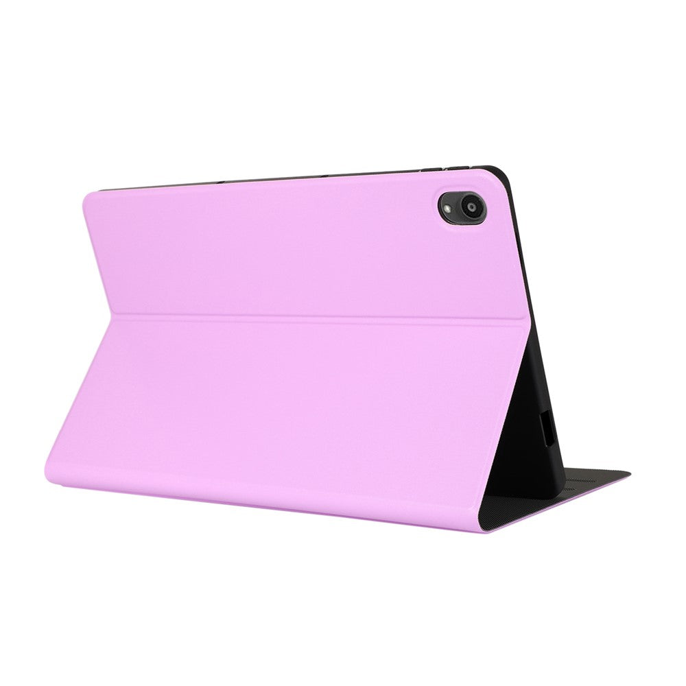 Stand Shell Leather Protective Case for Lenovo Tab P11 11-inch TB-J606F - Purple