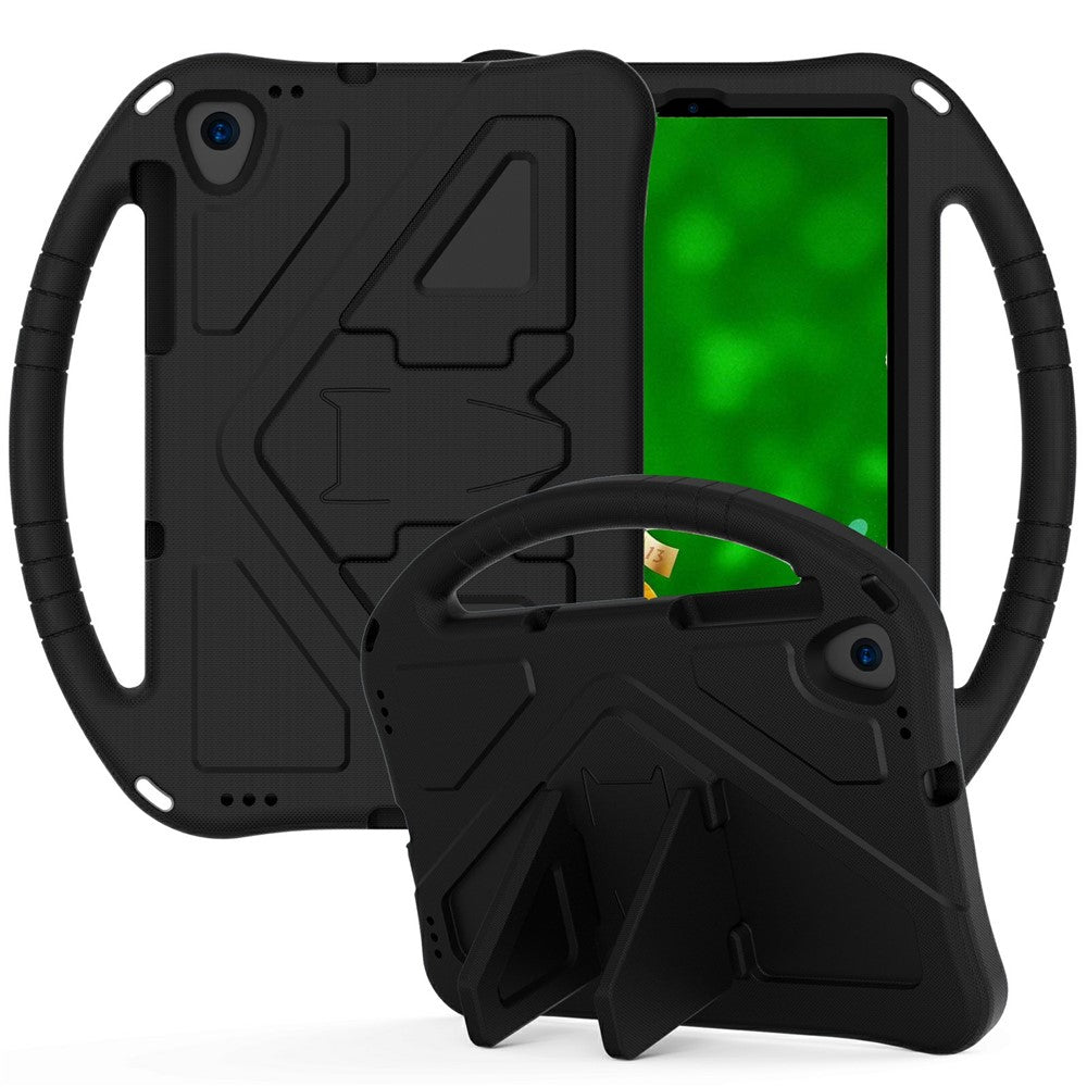 Shock-Absorbed Kickstand + Handheld EVA Case for Lenovo Tab M10 Plus - Black