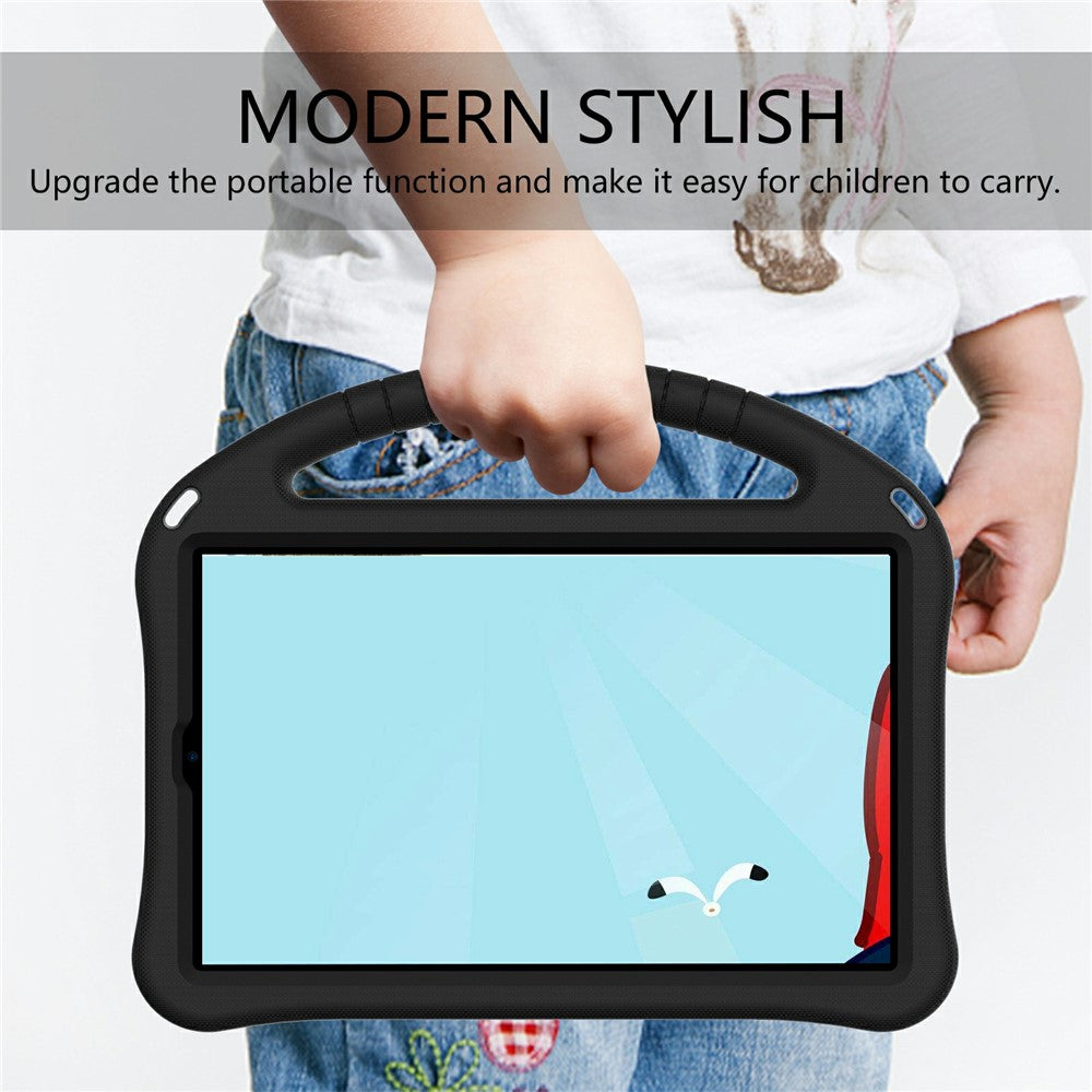 Shock-Absorbed Kickstand + Handheld EVA Case for Lenovo Tab M10 Plus - Black