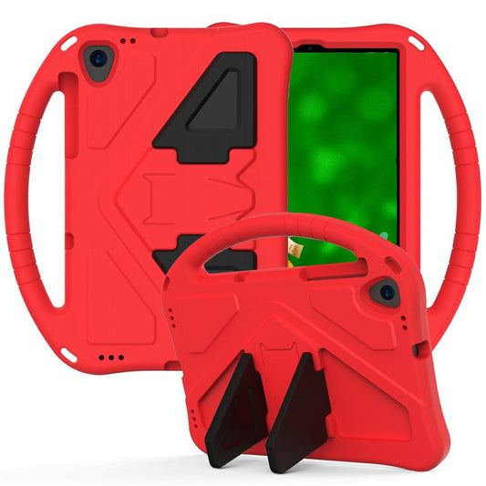 Shock-Absorbed Kickstand + Handheld EVA Case for Lenovo Tab M10 Plus - Red