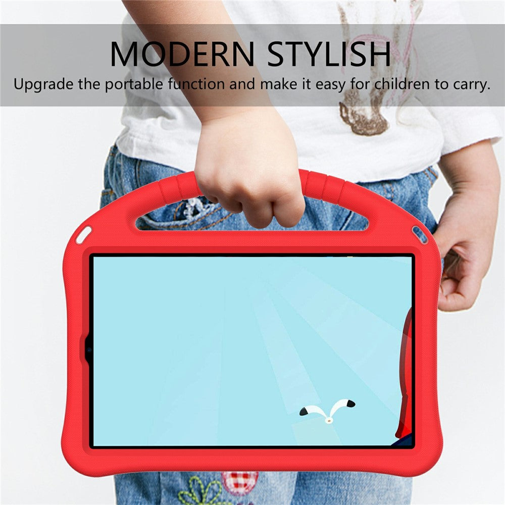 Shock-Absorbed Kickstand + Handheld EVA Case for Lenovo Tab M10 Plus - Red