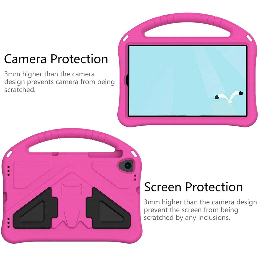 Shock-Absorbed Kickstand + Handheld EVA Case for Lenovo Tab M10 Plus - Rose