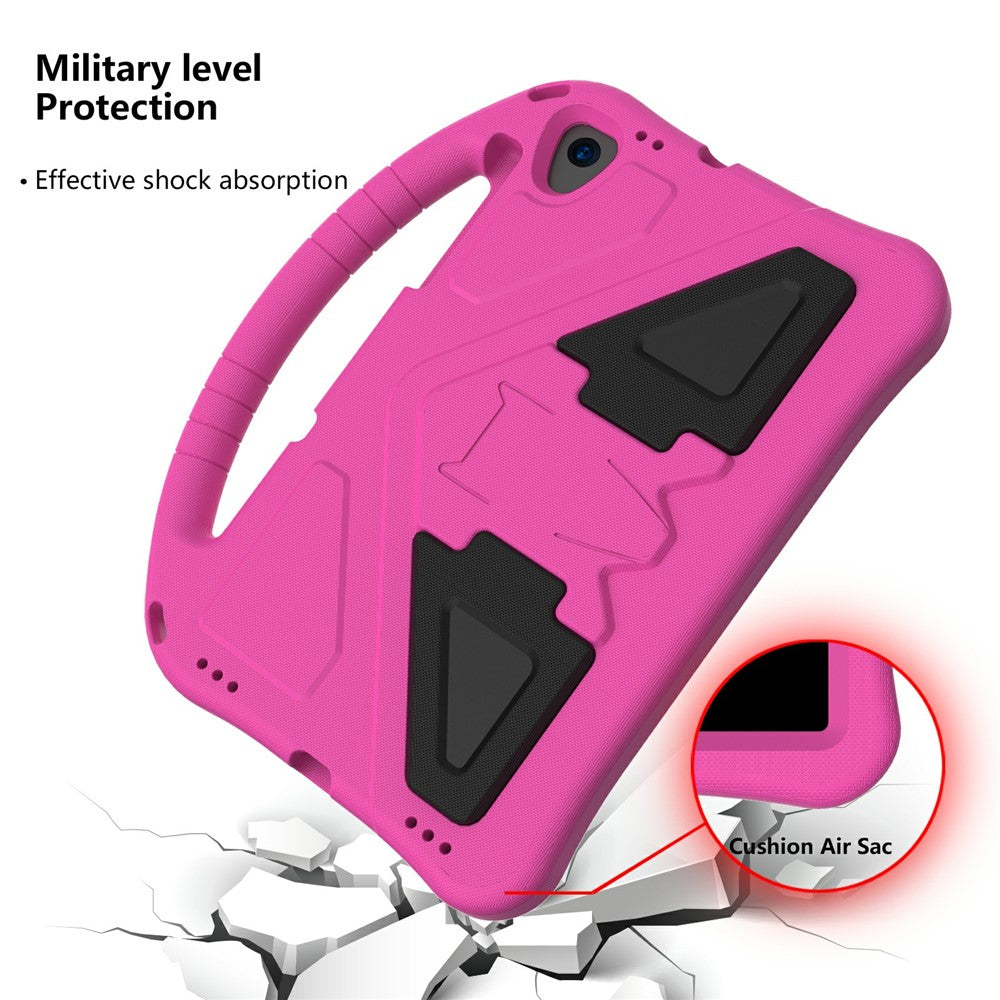 Shock-Absorbed Kickstand + Handheld EVA Case for Lenovo Tab M10 Plus - Rose