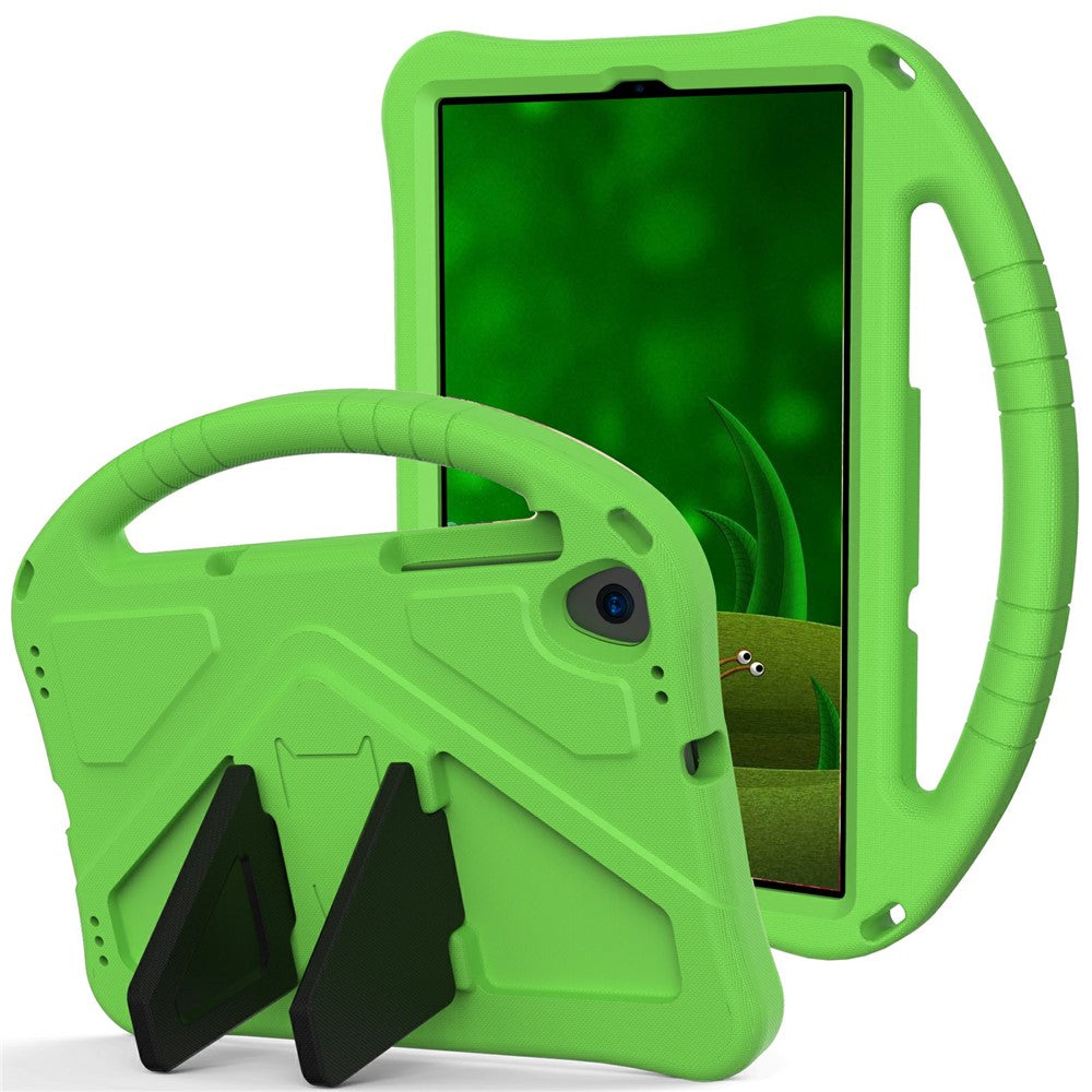 Shock-Absorbed Kickstand + Handheld EVA Case for Lenovo Tab M10 Plus - Green