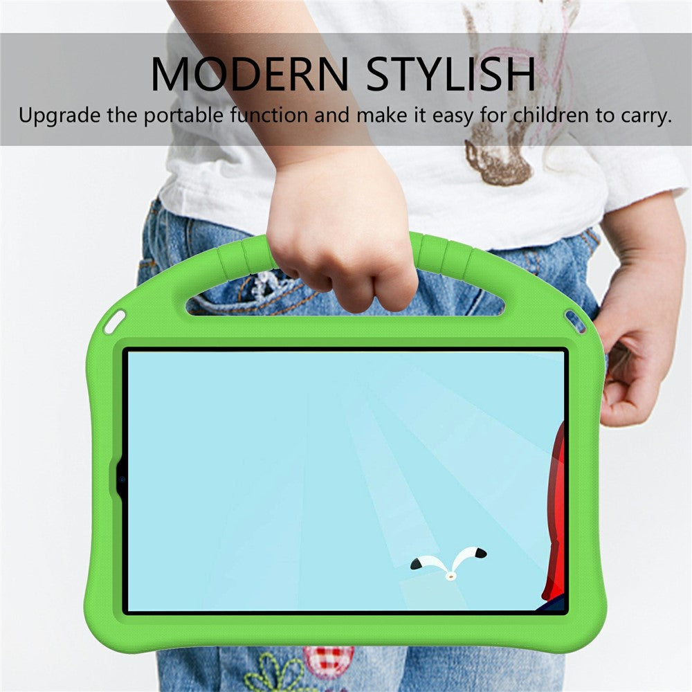Shock-Absorbed Kickstand + Handheld EVA Case for Lenovo Tab M10 Plus - Green
