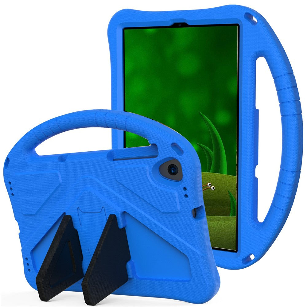 Shock-Absorbed Kickstand + Handheld EVA Case for Lenovo Tab M10 Plus - Blue