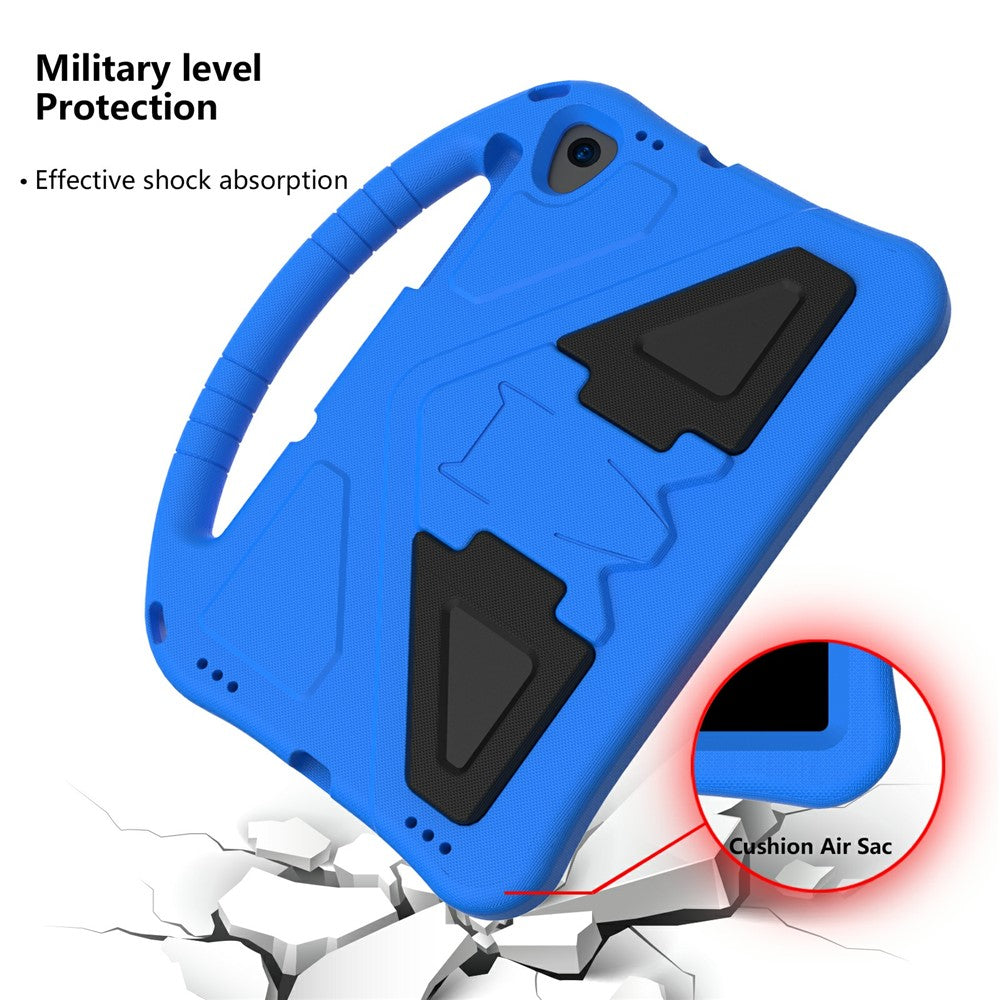 Shock-Absorbed Kickstand + Handheld EVA Case for Lenovo Tab M10 Plus - Blue