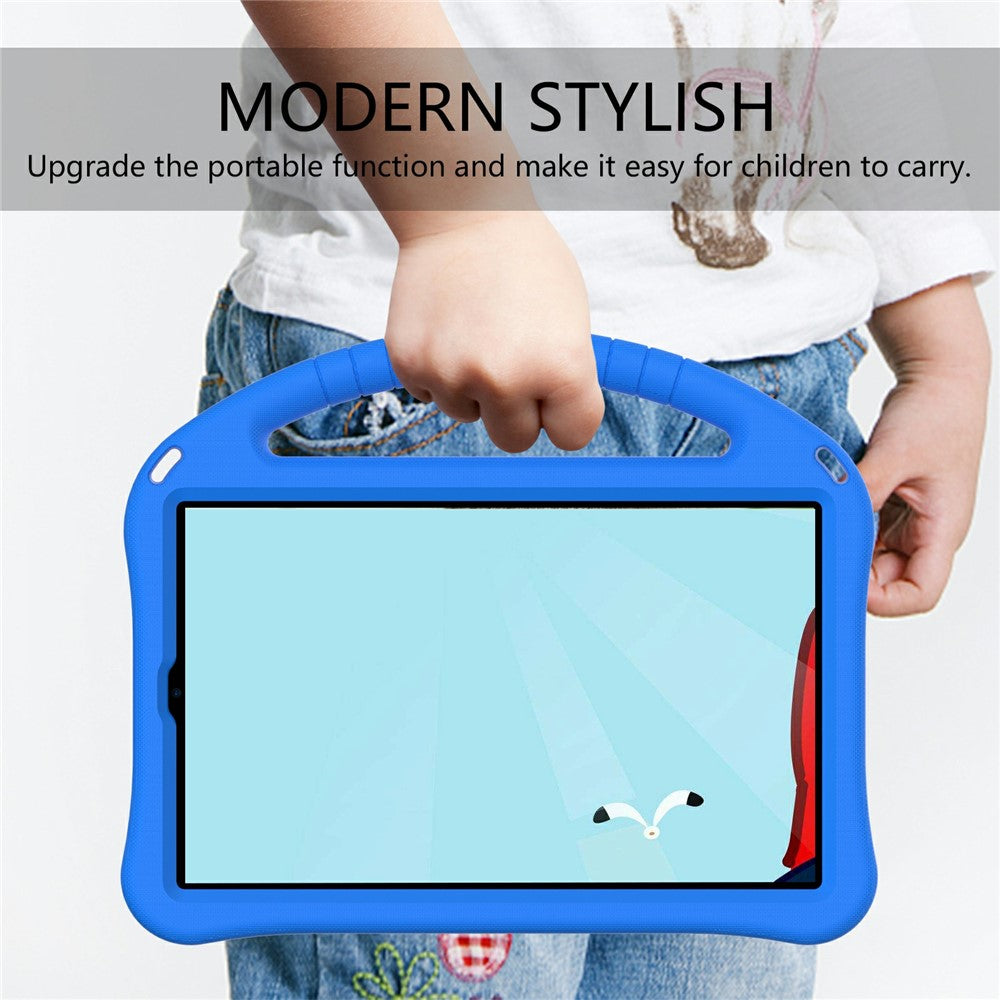 Shock-Absorbed Kickstand + Handheld EVA Case for Lenovo Tab M10 Plus - Blue