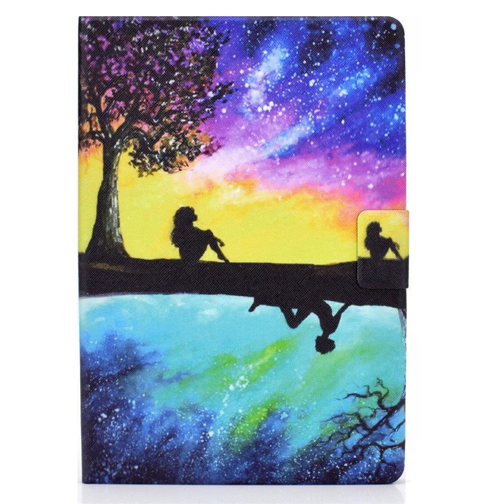 Pattern Printing Design Leather Full Protection Shock-Proof Tablet Case for Lenovo Tab M10 TB-X605F - Starry Sky