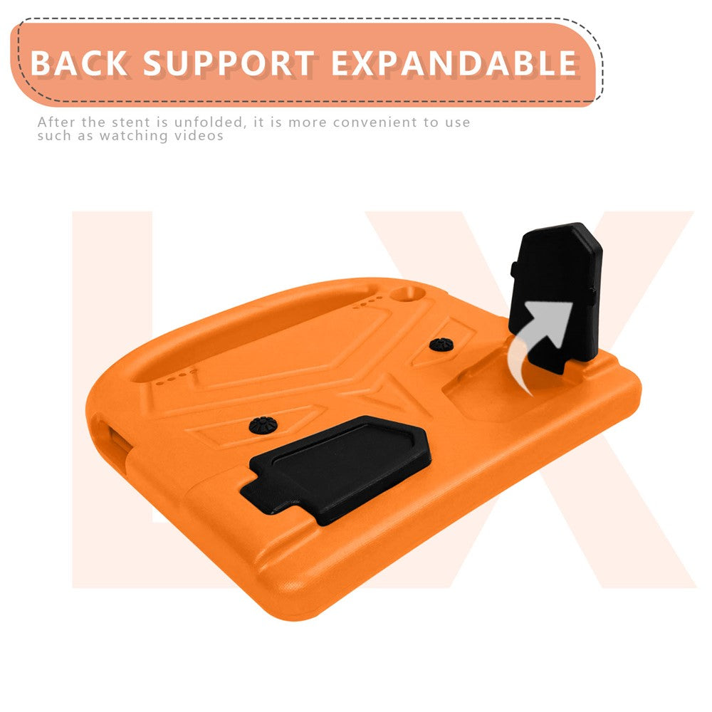 Sparrow Style Shockproof Kickstand EVA Protective Case for Lenovo Tab M10 Plus - Orange