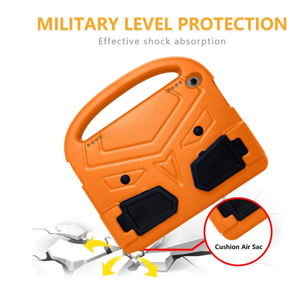 Sparrow Style Shockproof Kickstand EVA Protective Case for Lenovo Tab M10 Plus - Orange
