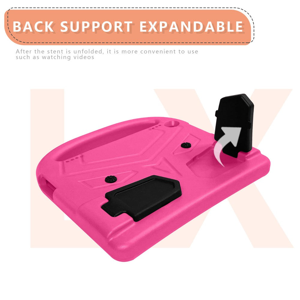 Sparrow Style Shockproof Kickstand EVA Protective Case for Lenovo Tab M10 Plus - Rose