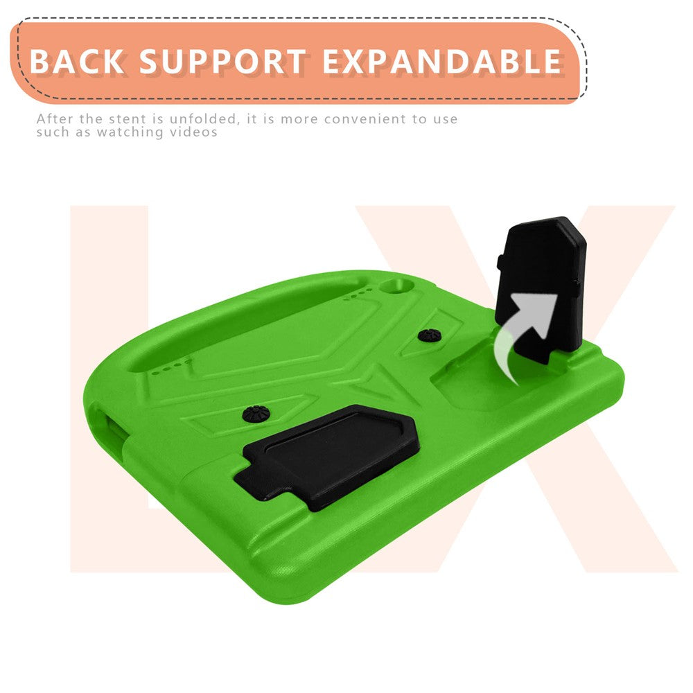 Sparrow Style Shockproof Kickstand EVA Protective Case for Lenovo Tab M10 Plus - Green