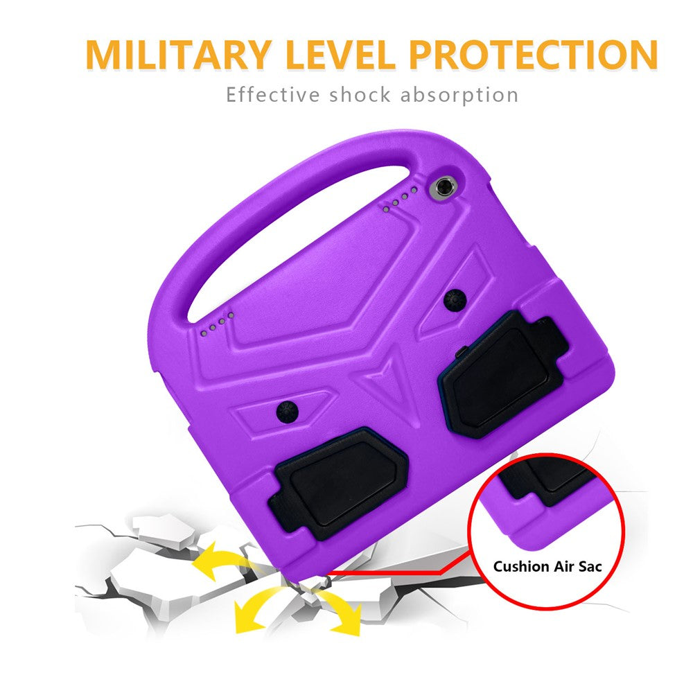 Sparrow Style Shockproof Kickstand EVA Protective Case for Lenovo Tab M10 Plus - Purple