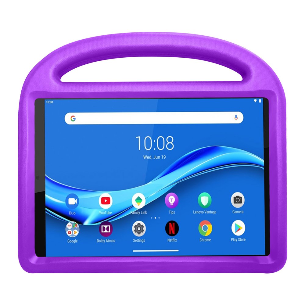Sparrow Style Shockproof Kickstand EVA Protective Case for Lenovo Tab M10 Plus - Purple