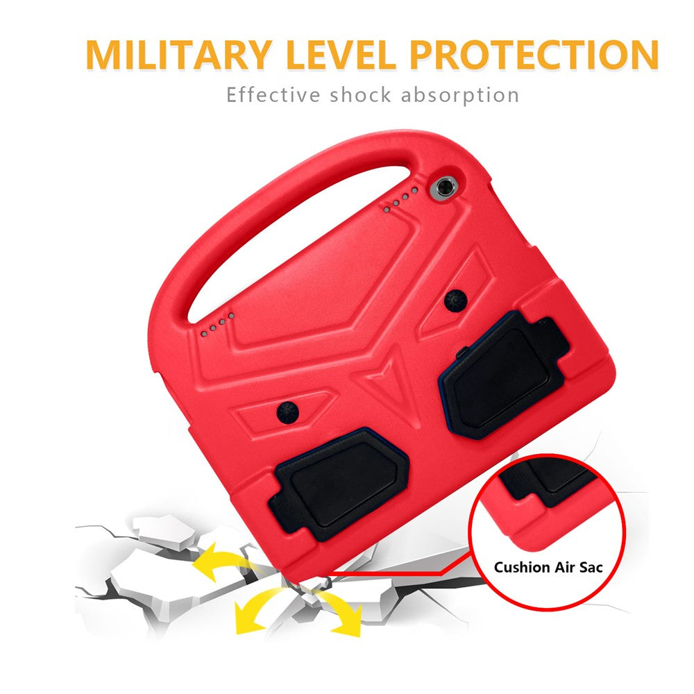 Sparrow Style Shockproof Kickstand EVA Protective Case for Lenovo Tab M10 Plus - Red