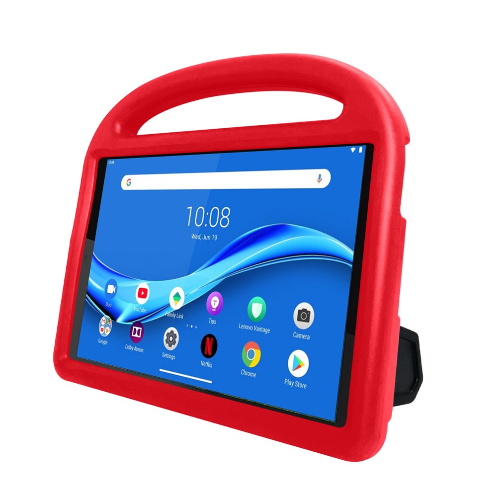 Sparrow Style Shockproof Kickstand EVA Protective Case for Lenovo Tab M10 Plus - Red
