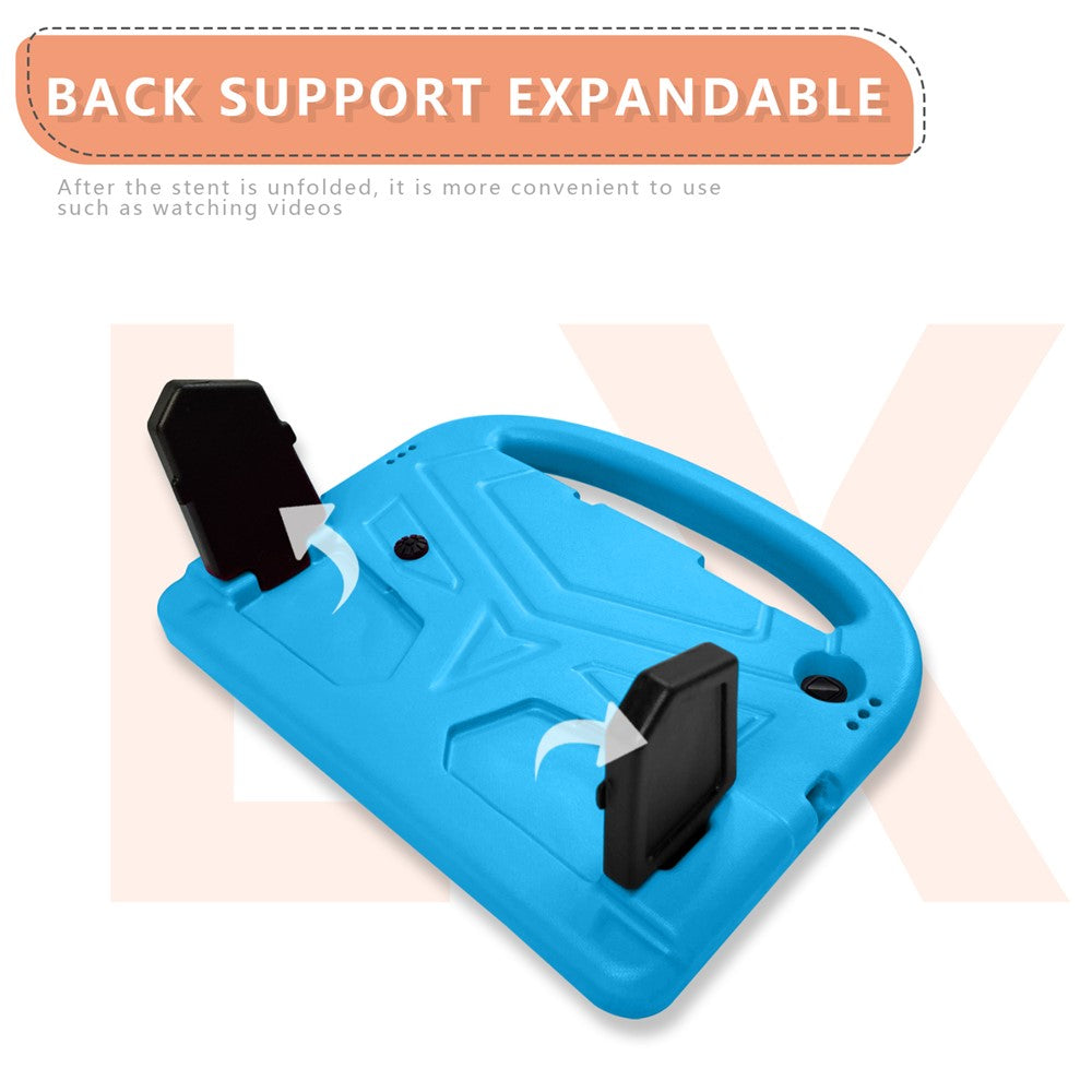 Sparrow Style Shockproof Kickstand EVA Protective Case for Lenovo Tab M10 TB-X605F - Blue