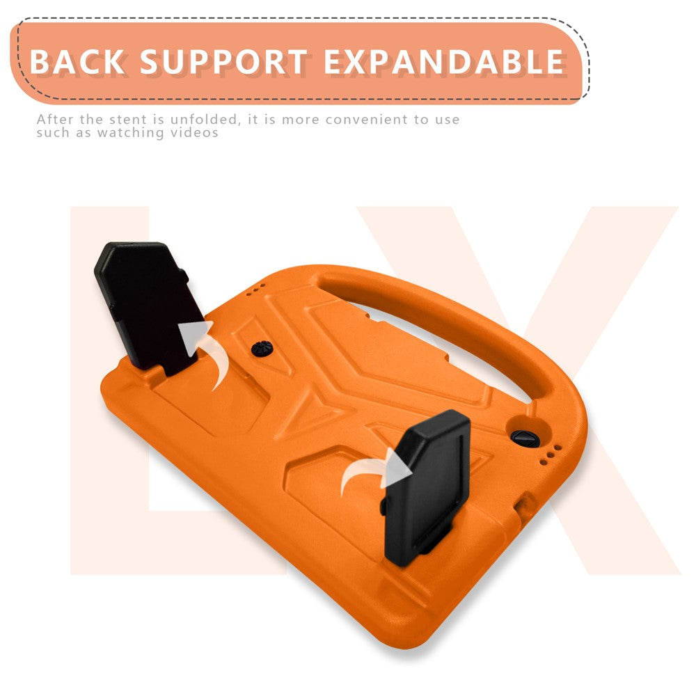 Sparrow Style Shockproof Kickstand EVA Protective Case for Lenovo Tab M10 TB-X605F - Orange