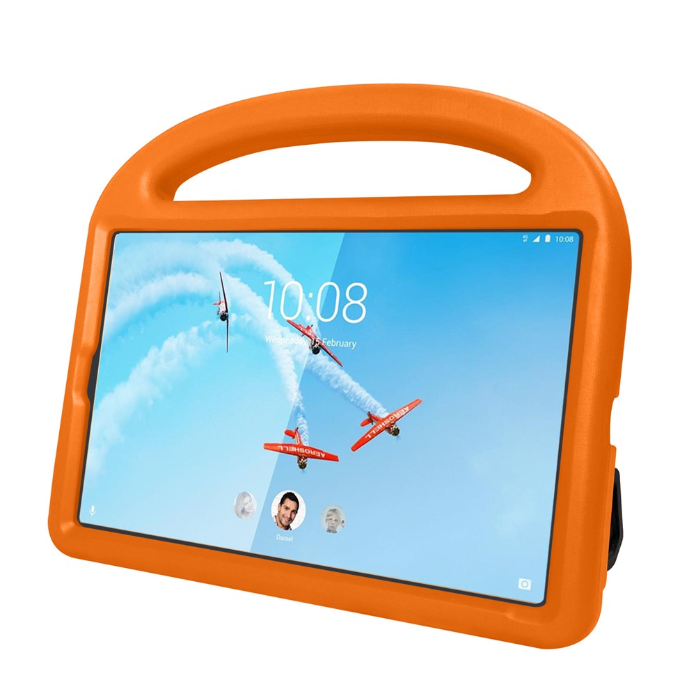 Sparrow Style Shockproof Kickstand EVA Protective Case for Lenovo Tab M10 TB-X605F - Orange