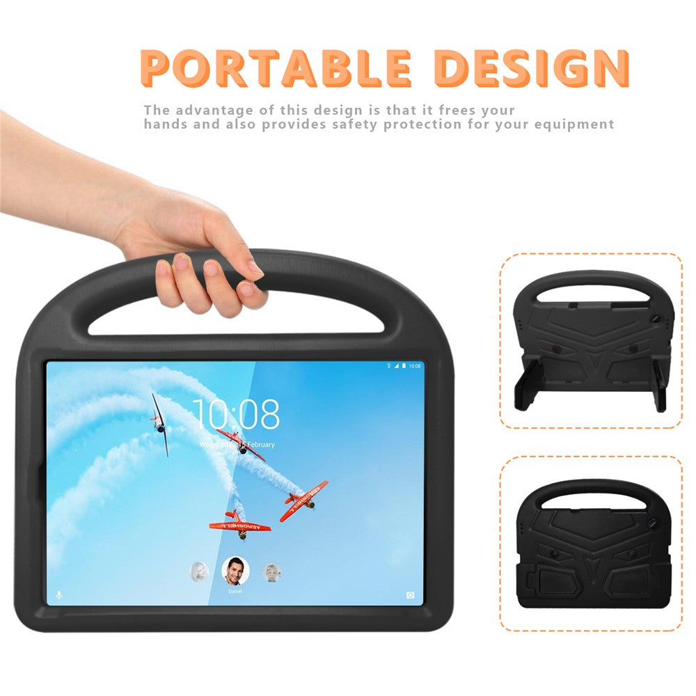 Sparrow Style Shockproof Kickstand EVA Protective Case for Lenovo Tab M10 TB-X605F - Black