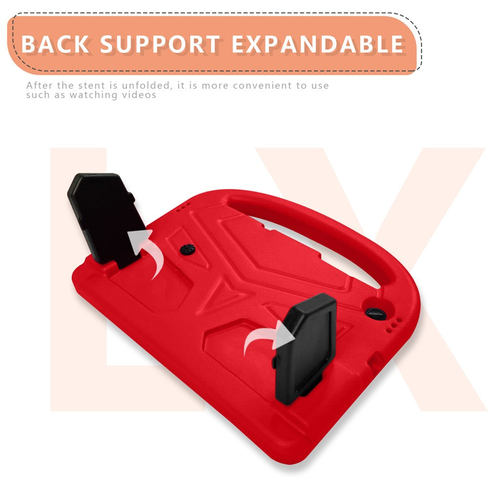 Sparrow Style Shockproof Kickstand EVA Protective Case for Lenovo Tab M10 TB-X605F - Red