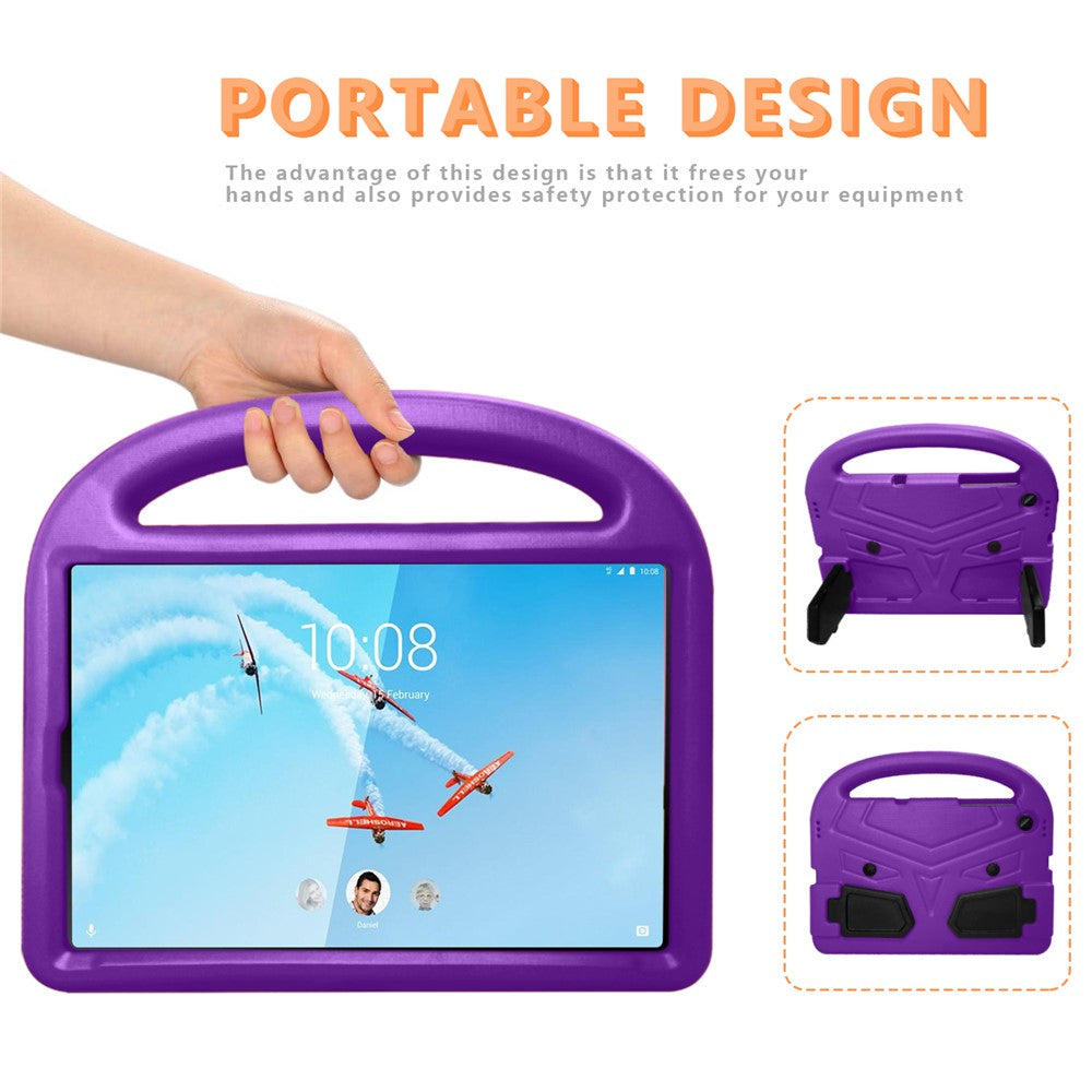 Sparrow Style Shockproof Kickstand EVA Protective Case for Lenovo Tab M10 TB-X605F - Purple