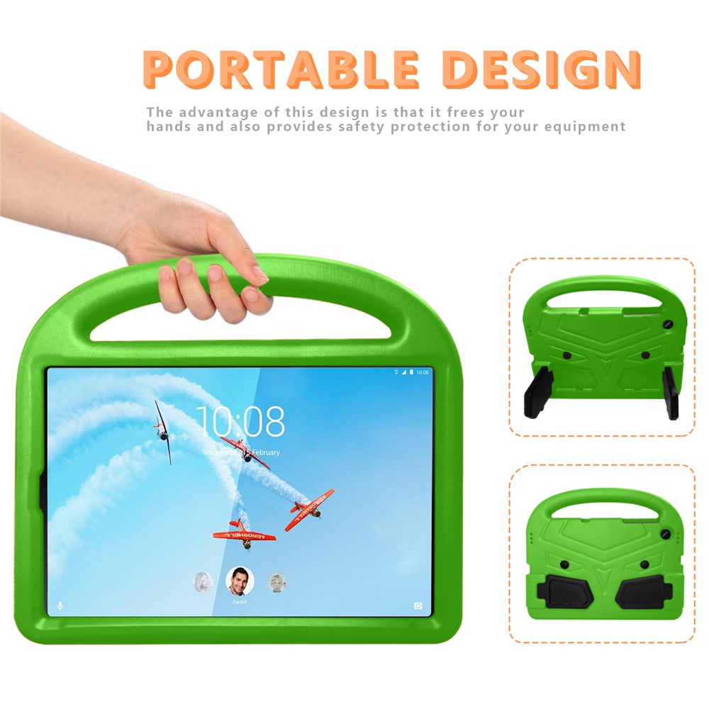 Sparrow Style Shockproof Kickstand EVA Protective Case for Lenovo Tab M10 TB-X605F - Green