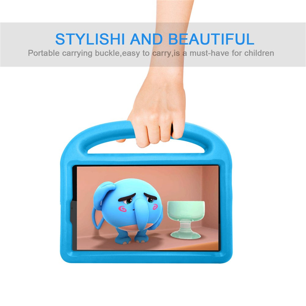 Sparrow Style Shockproof Kickstand EVA Protective Case for Lenovo Tab M8 TB-8505/8507 - Blue