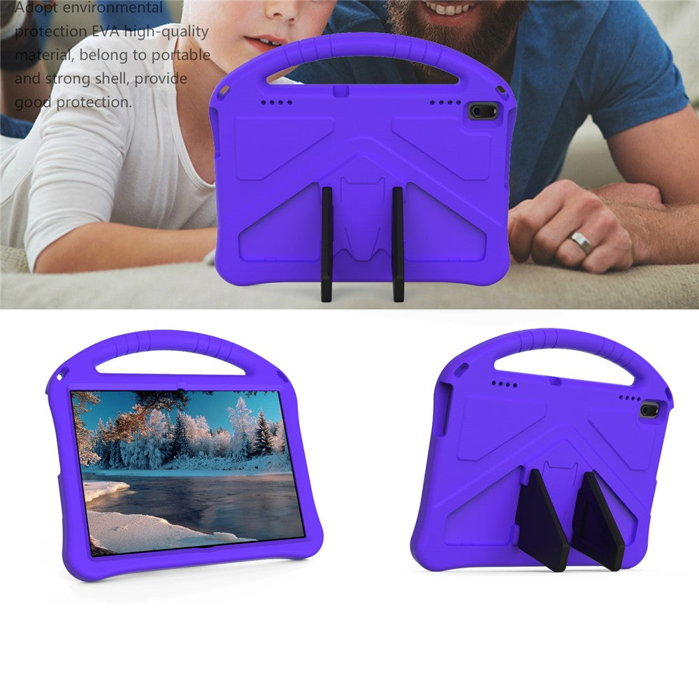 Anti-shock EVA Kickstand Case for Lenovo Tab E10 - Purple