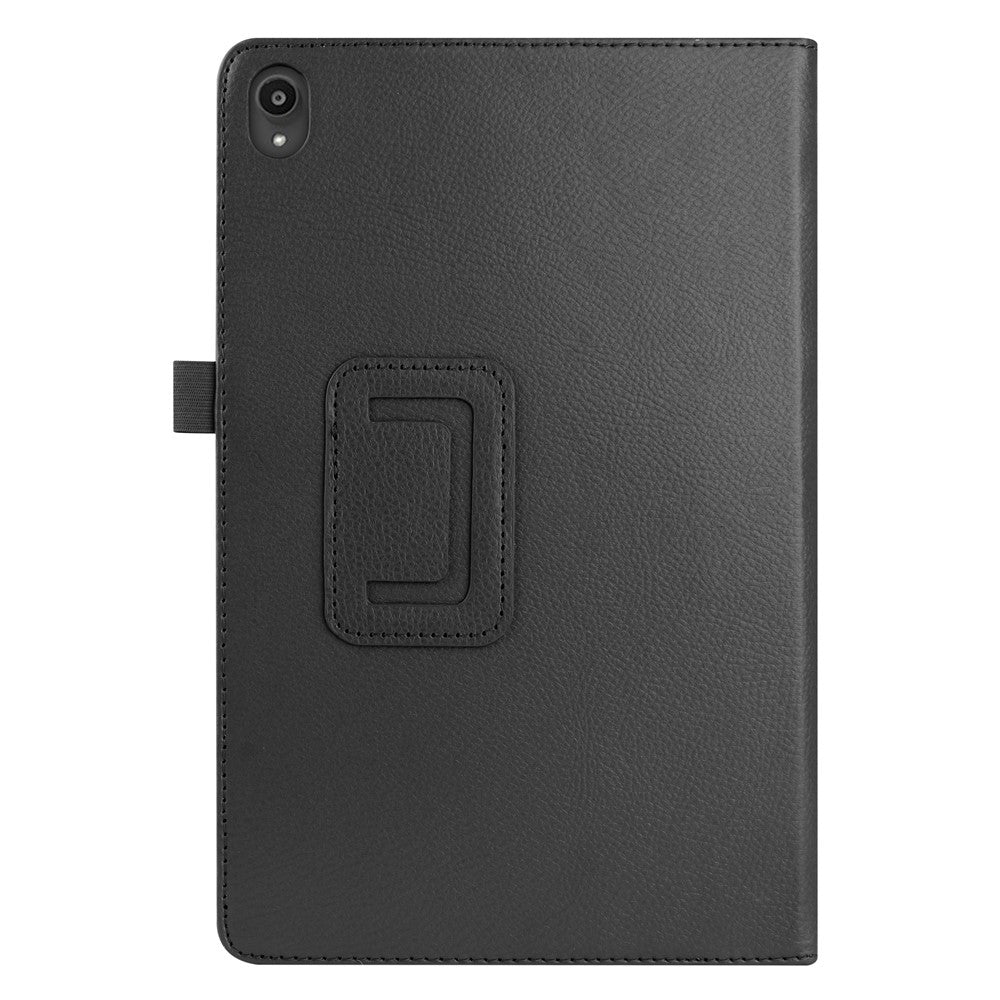 Litchi Texture Leather Tablet Case with Stand for Lenovo Tab P11 Pro 2020 11.5 TB-J706F/J706L - Black