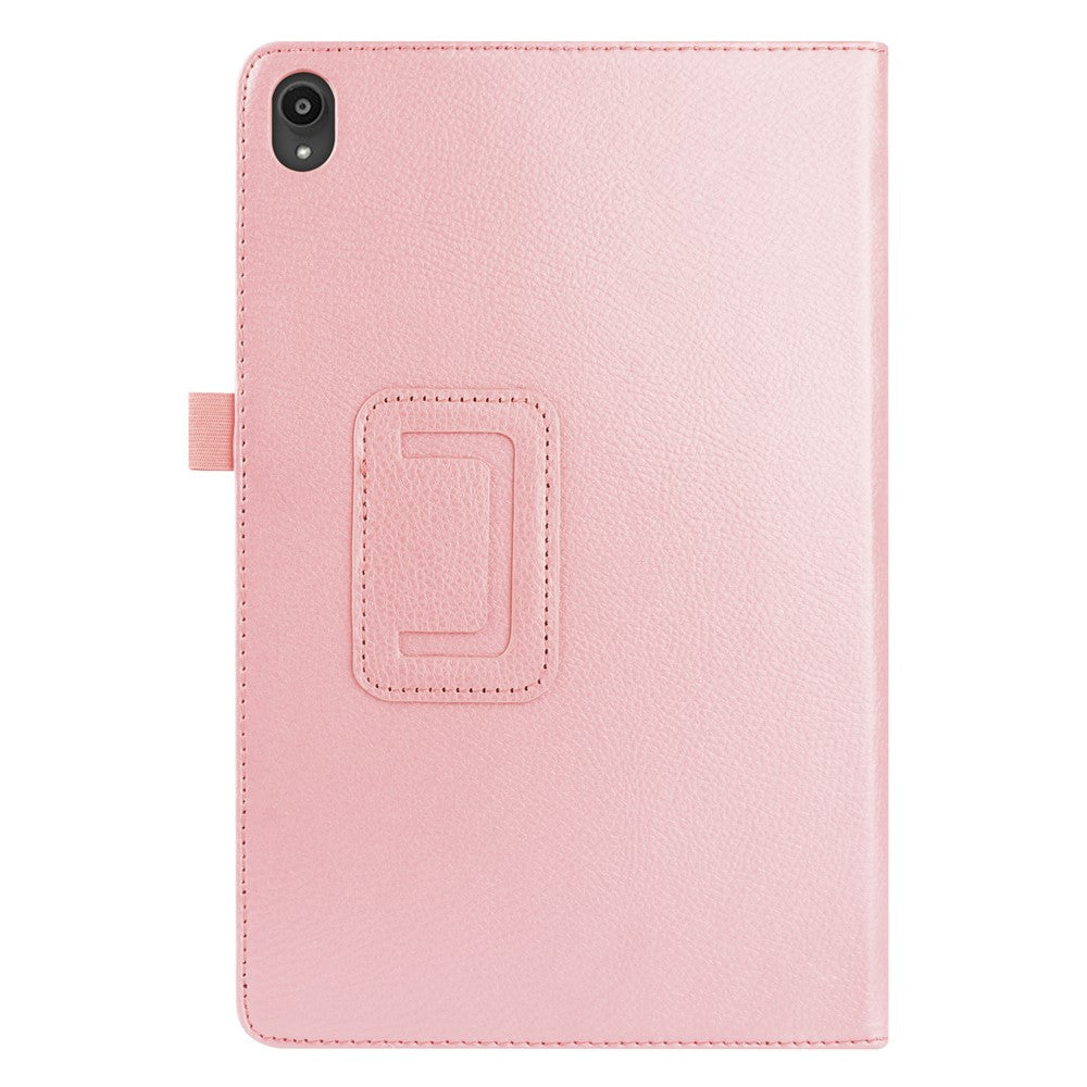 Litchi Texture Leather Tablet Case with Stand for Lenovo Tab P11 Pro 2020 11.5 TB-J706F/J706L - Pink