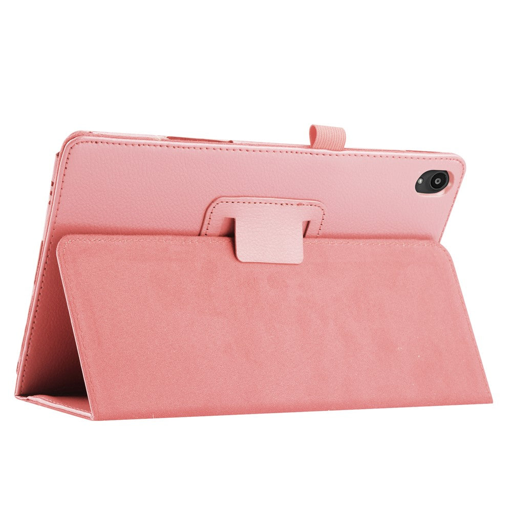 Litchi Texture Leather Tablet Case with Stand for Lenovo Tab P11 Pro 2020 11.5 TB-J706F/J706L - Pink