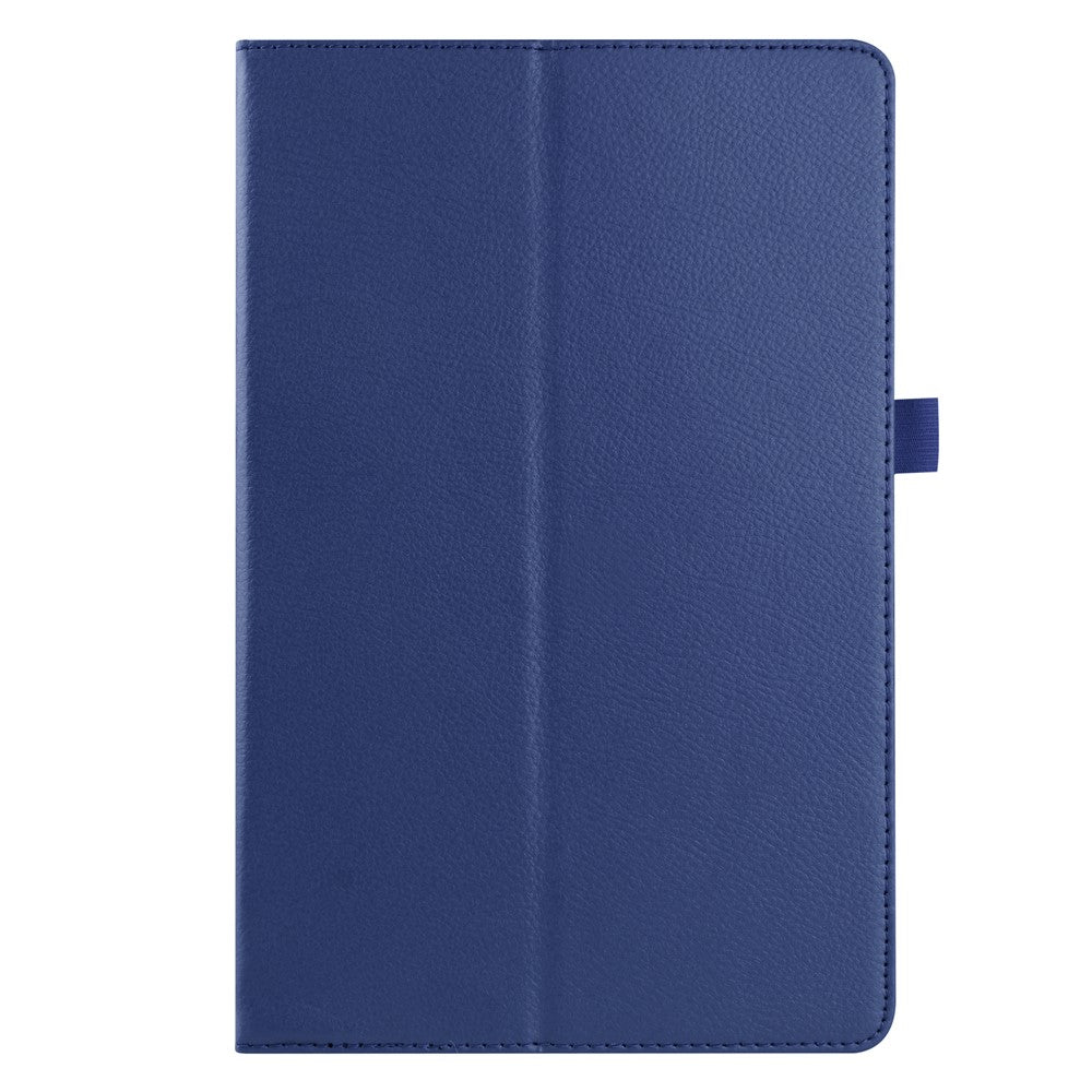 Litchi Texture Leather Tablet Case with Stand for Lenovo Tab P11 Pro 2020 11.5 TB-J706F/J706L - Dark Blue