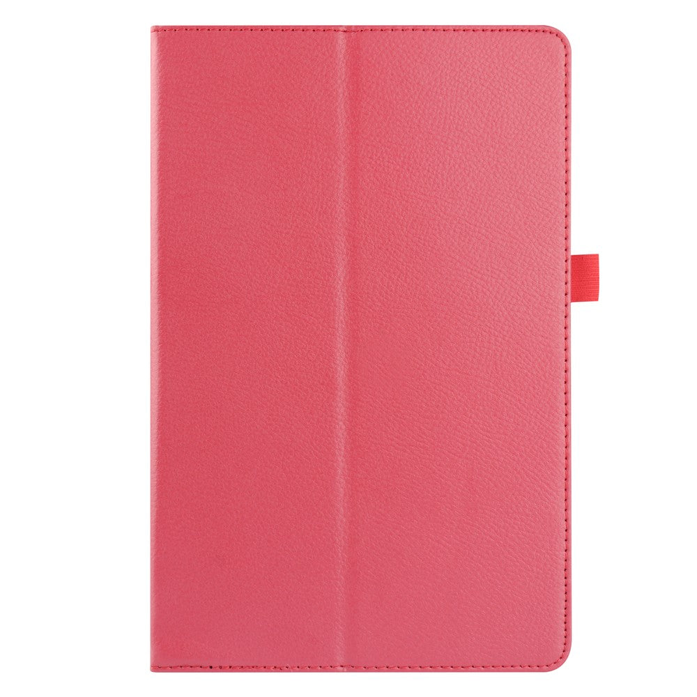 Litchi Texture Leather Tablet Case with Stand for Lenovo Tab P11 / P11 5G 11 inch TB-J606F / J606X - Rose