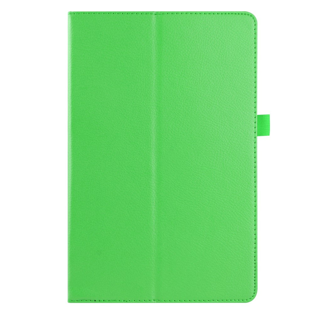 Litchi Texture Leather Tablet Case with Stand for Lenovo Tab P11 / P11 5G 11 inch TB-J606F / J606X - Green