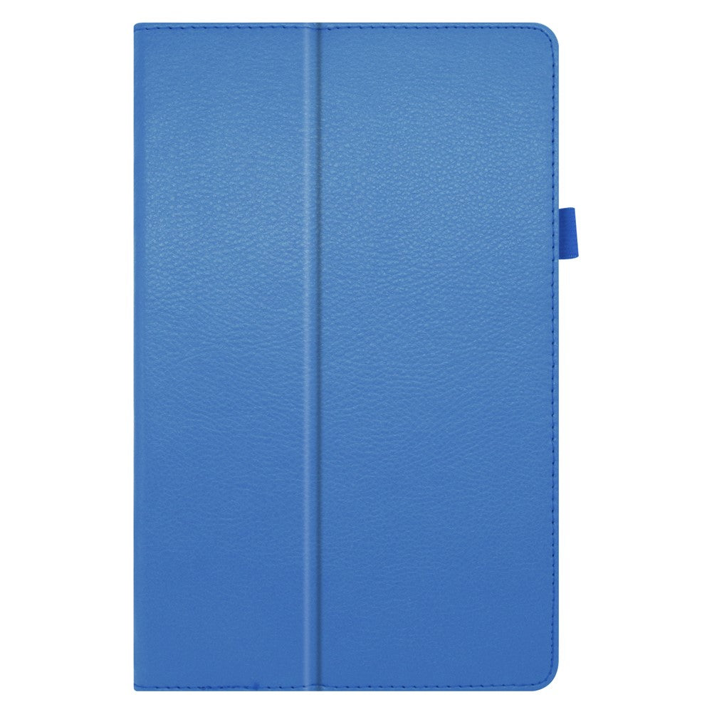 Litchi Texture PU Leather Tablet Case Cover with Stand for Lenovo Tab M10 HD Gen 2 - Baby Blue