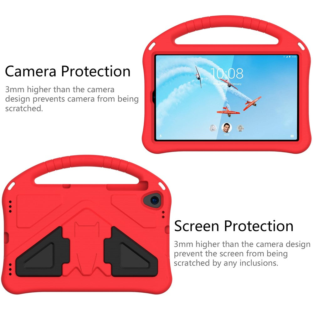 Anti-scratch Anti-shock EVA Kickstand Case for Lenovo Tab M10 HD Gen 2 - Red