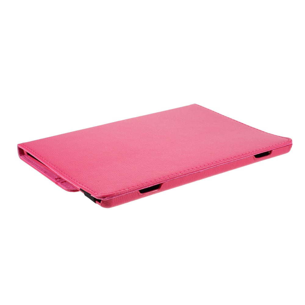 360 Degrees Rotating Stand Leather Case for Lenovo Tab M10 - Rose