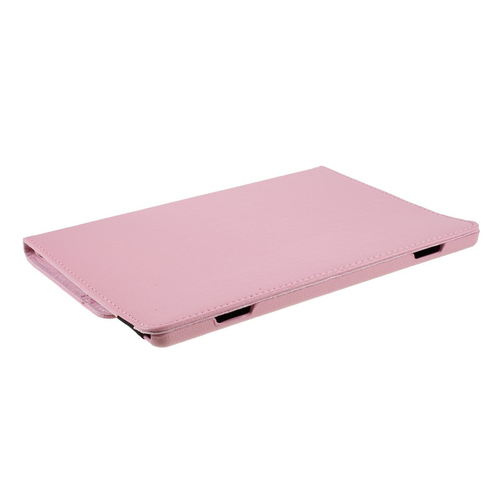 360 Degrees Rotating Stand Leather Case for Lenovo Tab M10 - Pink