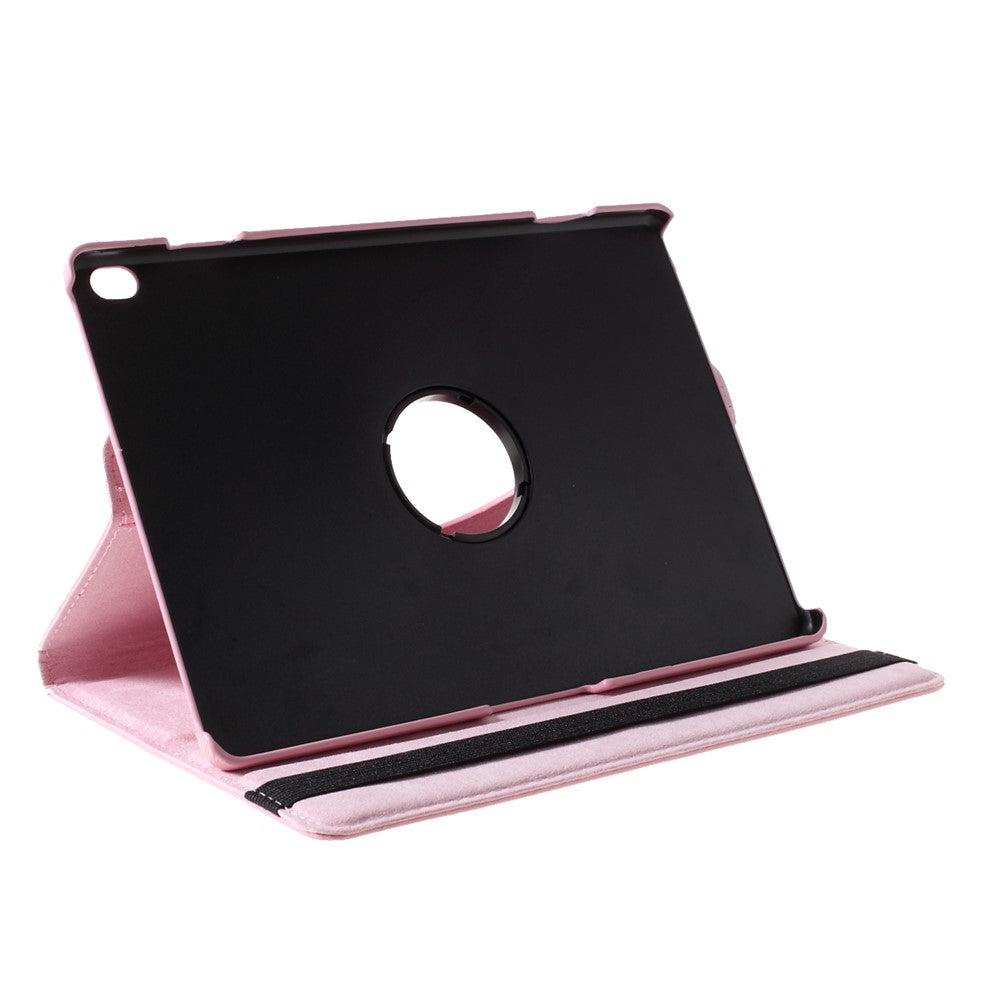 360 Degrees Rotating Stand Leather Case for Lenovo Tab M10 - Pink