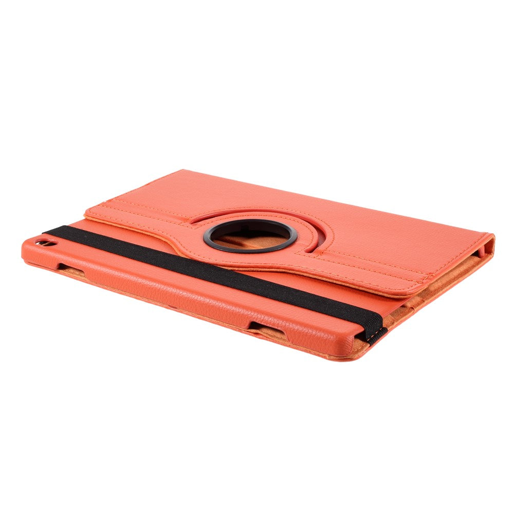 360 Degrees Rotating Stand Leather Case for Lenovo Tab M10 - Orange