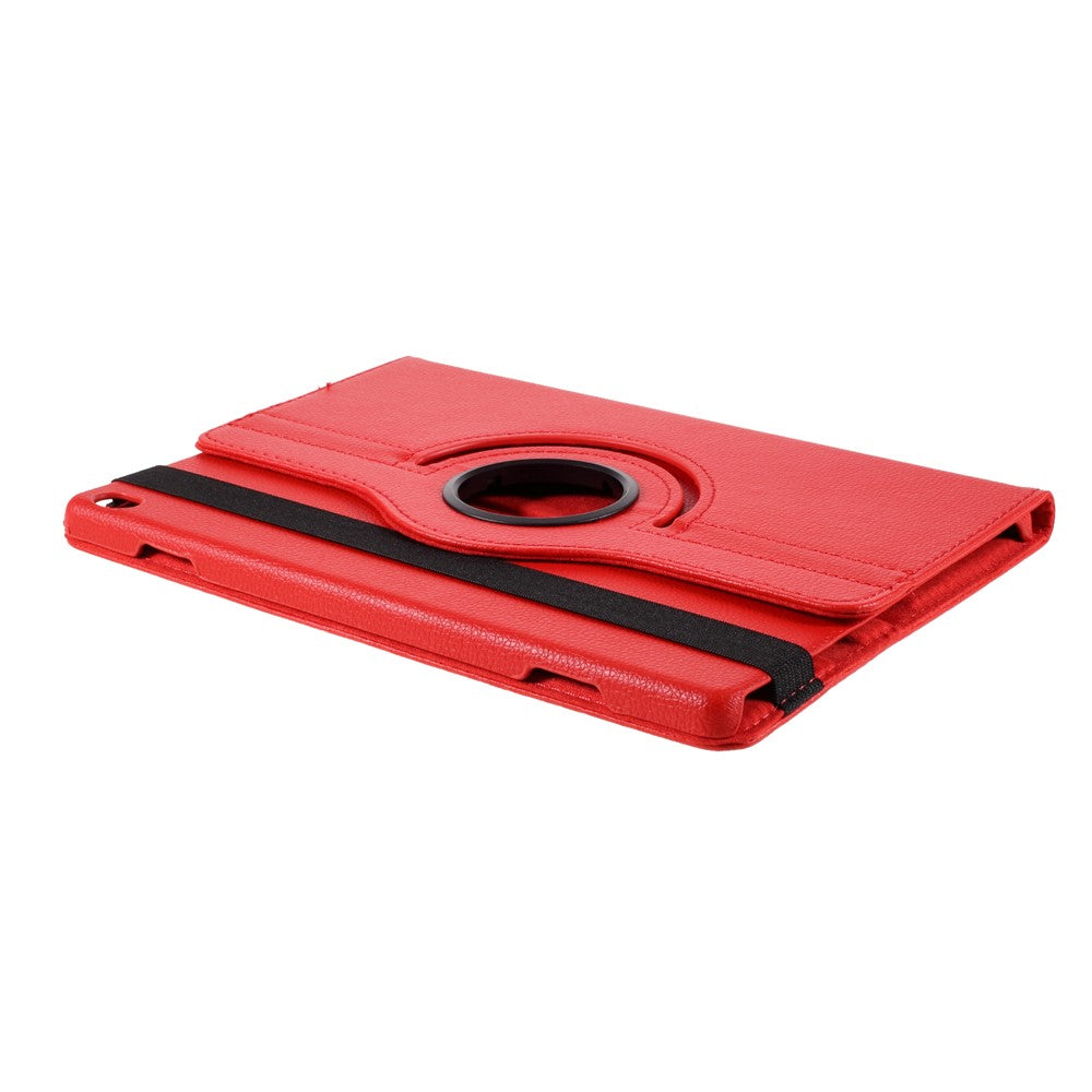 360 Degrees Rotating Stand Leather Case for Lenovo Tab M10 - Red
